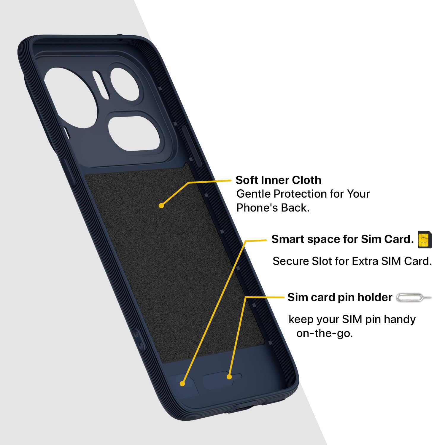 Pikkme blue Silicone back cover for Nothing Phone 4a Pro 5G – photo 6