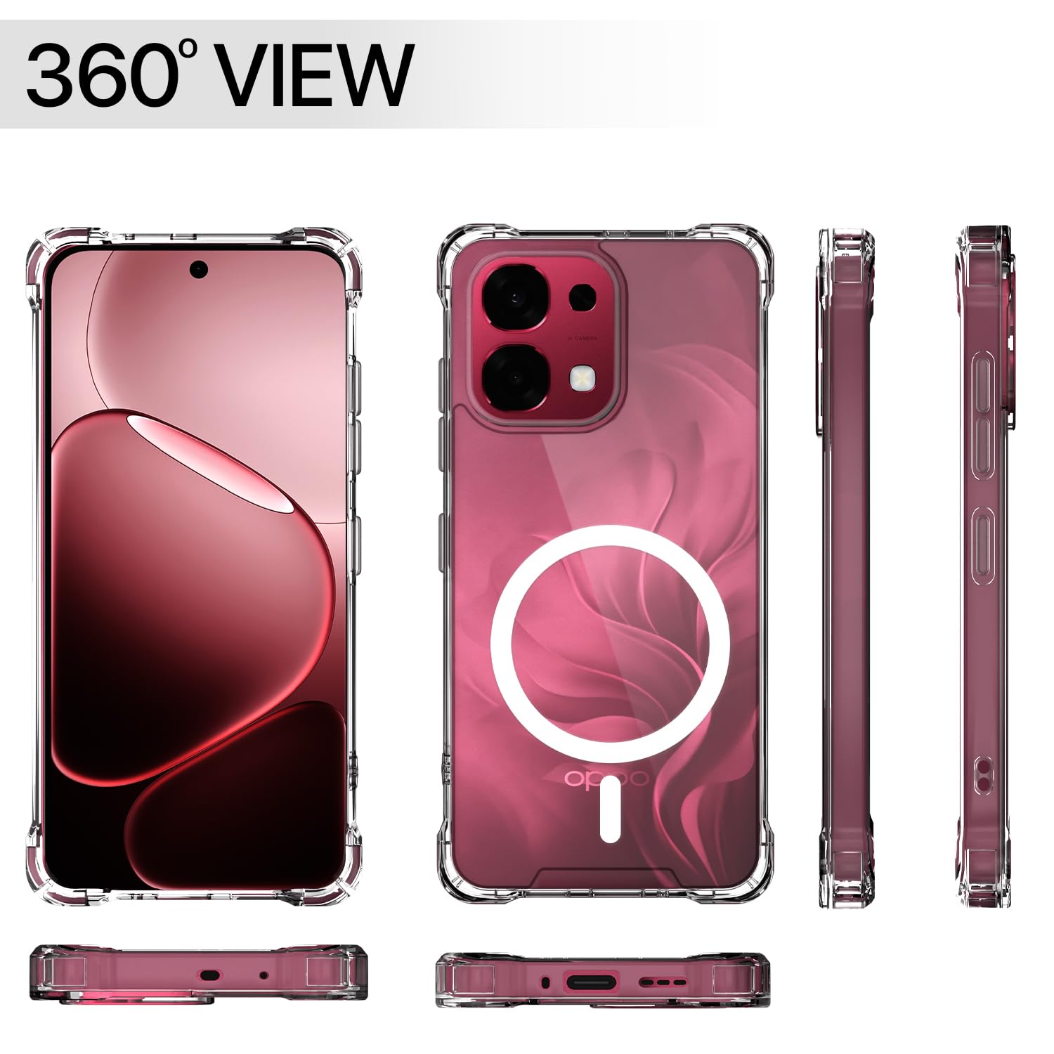 Transparent mag-safe MagSafe back cover for Oppo F31/F33 5G – Pikkme – photo 7