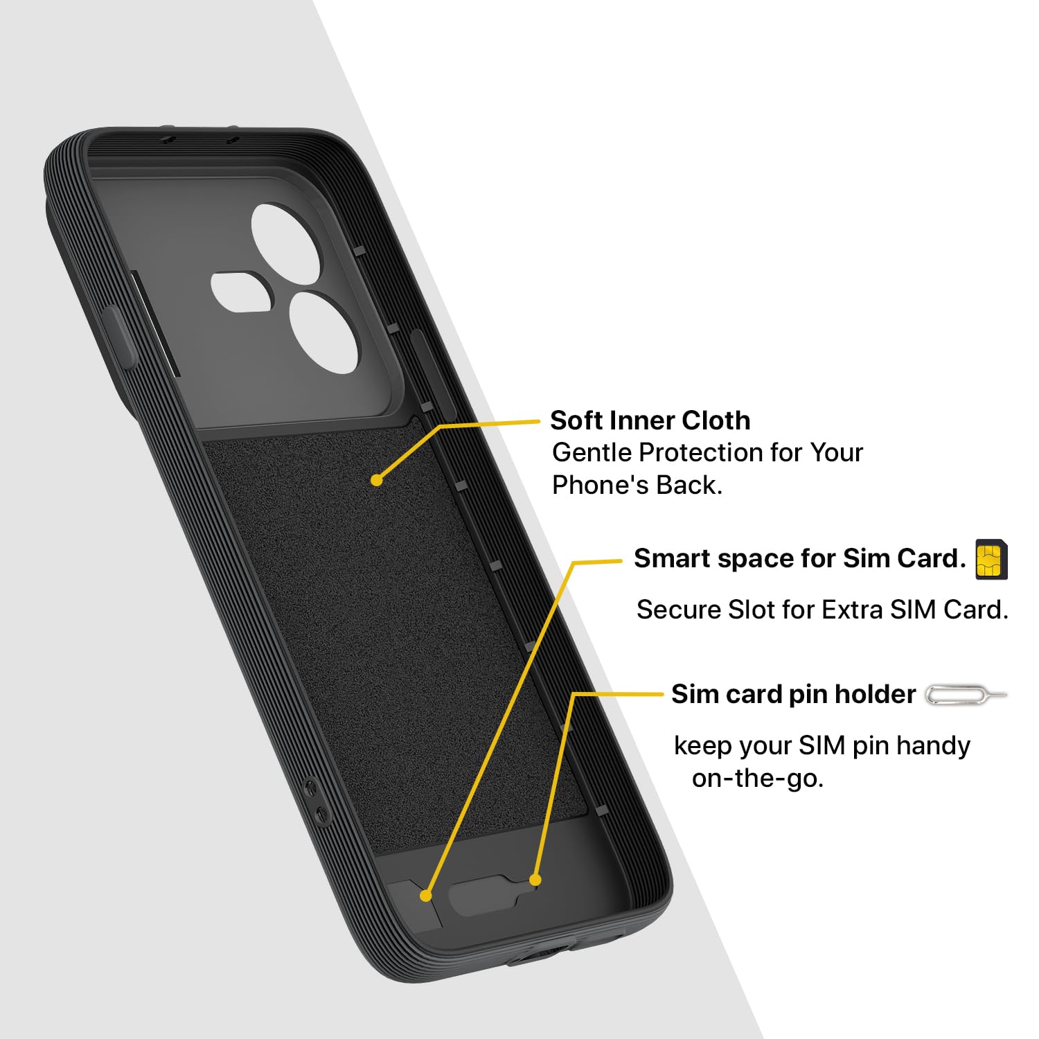 Nothing Phone 4b 5G back cover in grey by Pikkme – photo 6