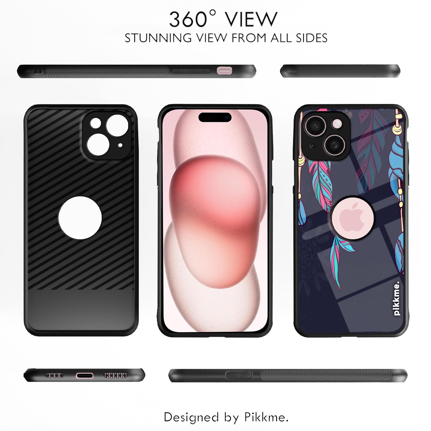 Pikkme Flower mobile back cover for iPhone 15 Plus – photo 2