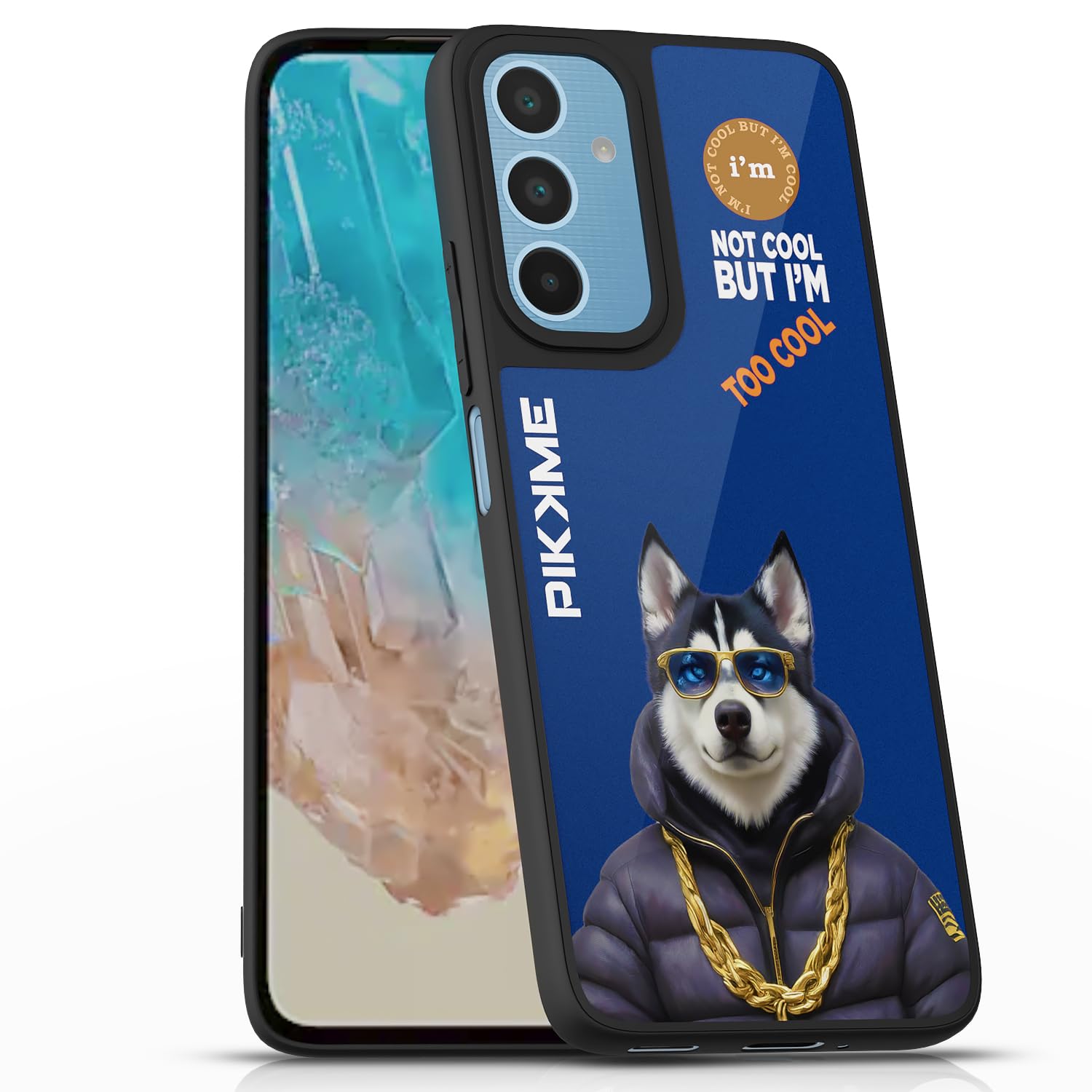 Pikkme Dog Swag back cover for Samsung M35 5G