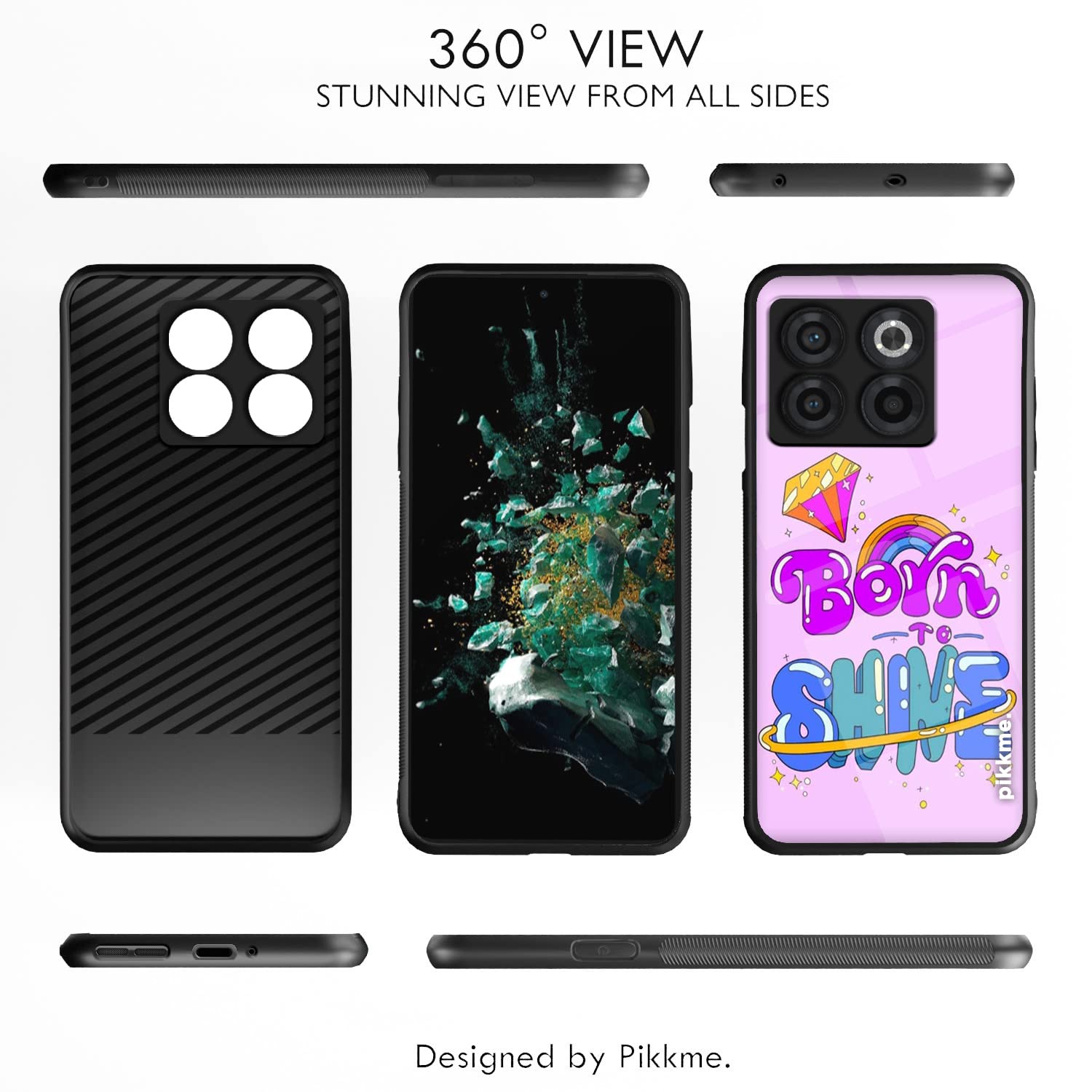 Pikkme Hybrid mobile back cover for OnePlus 10T 5G – photo 2