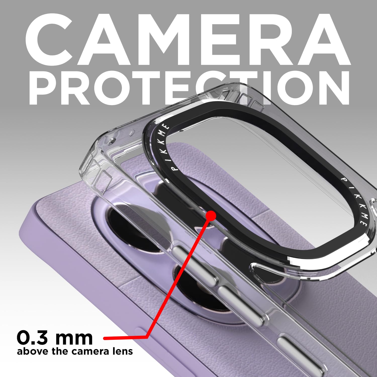 Pikkme Redmi Note 14 Pro 5g Transring Back Cover (Transparent)
