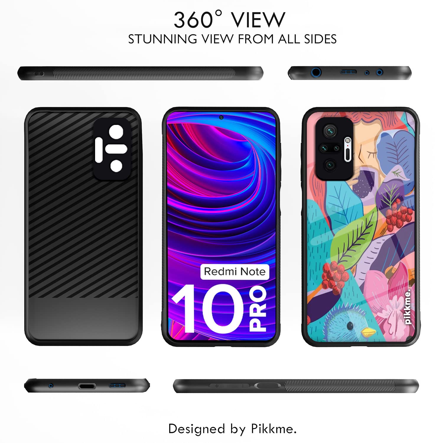 Redmi Note 10 Pro/Note 10 Pro Max Hybrid back cover by Pikkme – photo 2