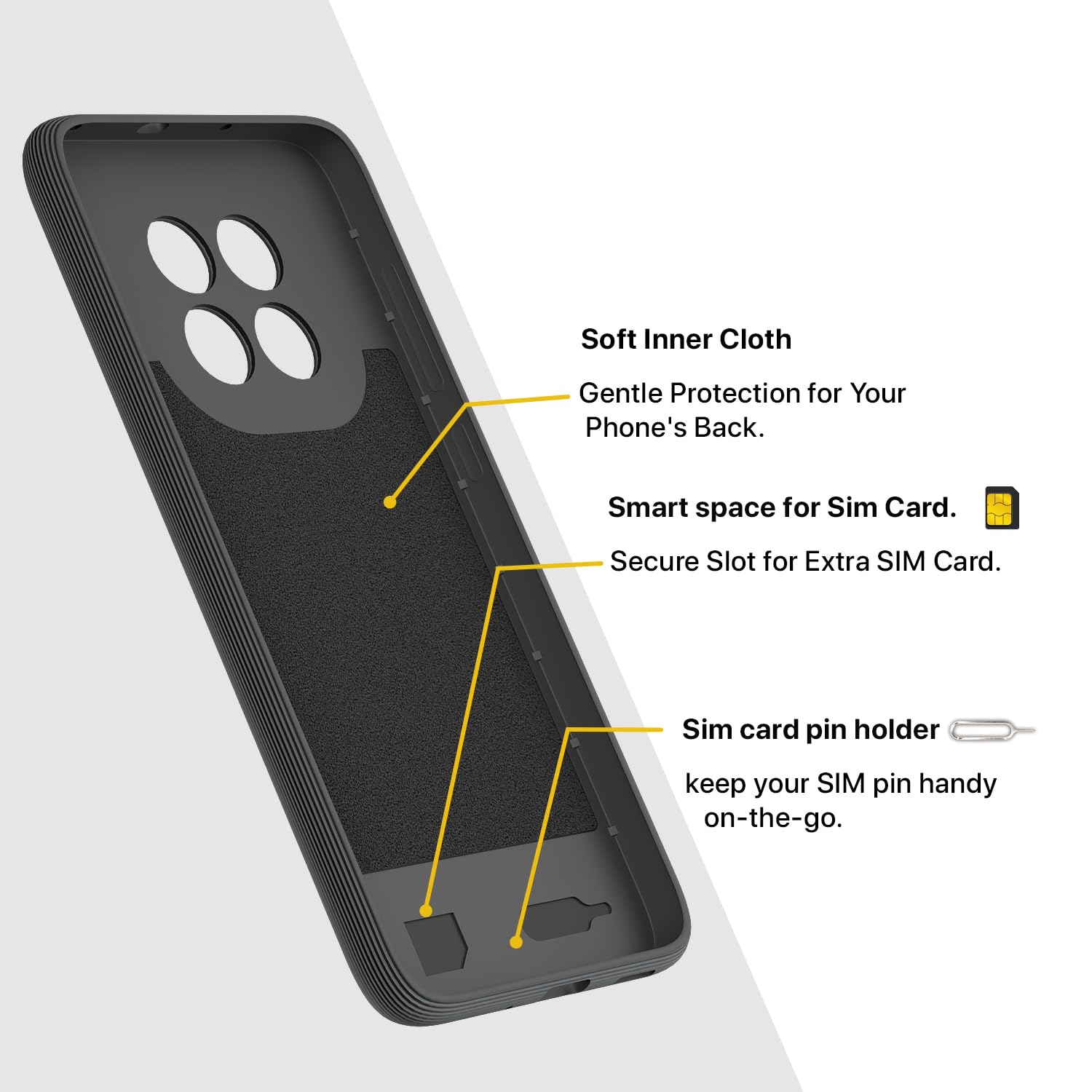 Oppo F29 5G back cover in grey by Pikkme – photo 6
