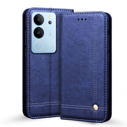 Vivo V29/V29 Pro 5G Magnetic flip cover in blue by Pikkme