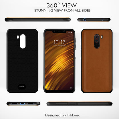 Camel Leather back cover for Poco F1 – Pikkme – photo 2