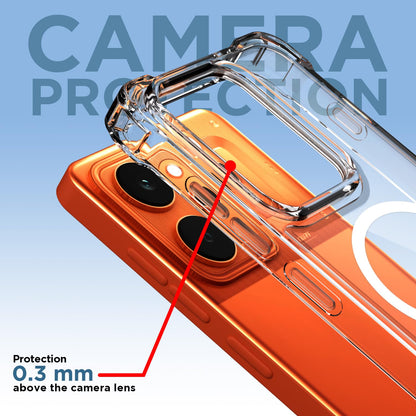 Pikkme Realme P4 Power 5G MagSafe transparent mag-safe mobile back cover – photo 5