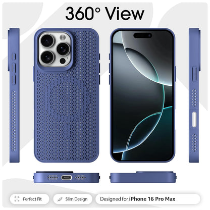 Blue MagSafe mobile cover for iPhone 16 Pro Max – Pikkme – photo 3