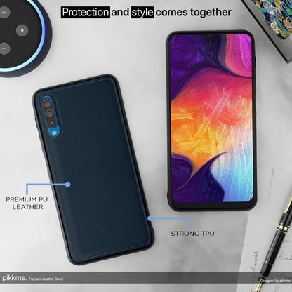 Samsung A50/A30s/A50s back cover in blue by Pikkme – photo 4