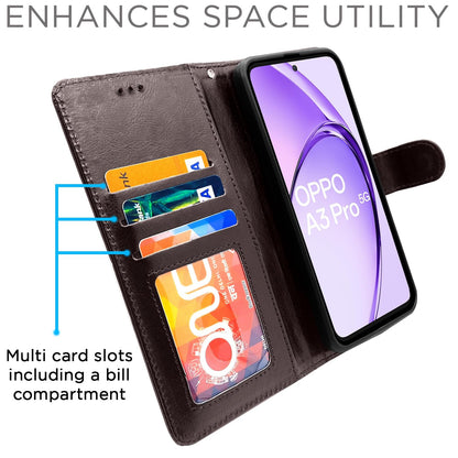 Coffee Wallet wallet flip cover for Oppo A3 Pro 5G – Pikkme – photo 2