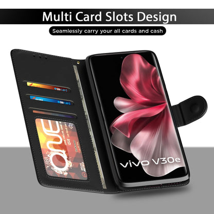 Pikkme black Wallet mobile flip cover for Vivo V30e 5G – photo 5