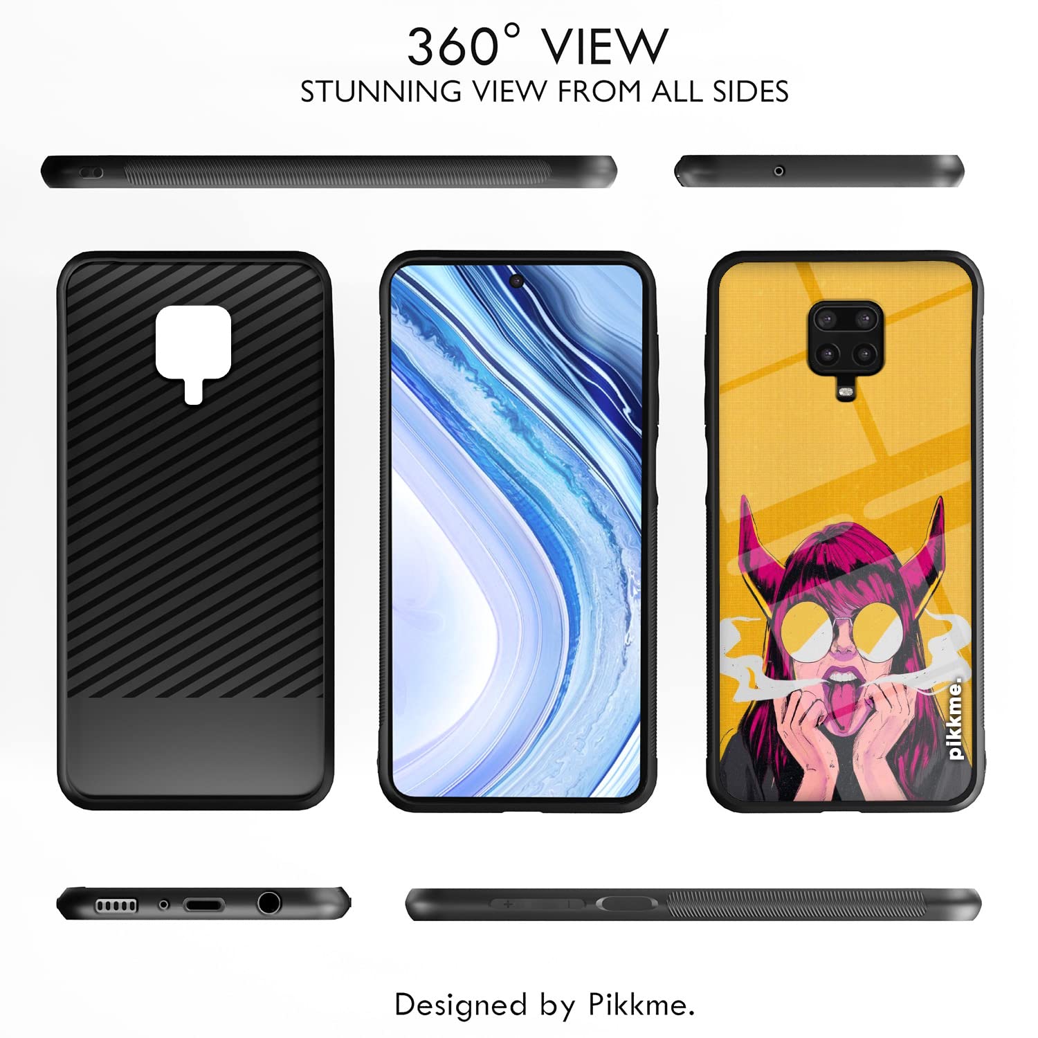 Pikkme Hybrid mobile back cover for Redmi Note 9 Pro/Note 9 Pro Max/Note 10 Lite – photo 2