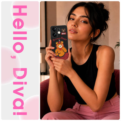 Vivo V60/T4 Pro 5G Plush Patch mobile cover in cherry by Pikkme – photo 2