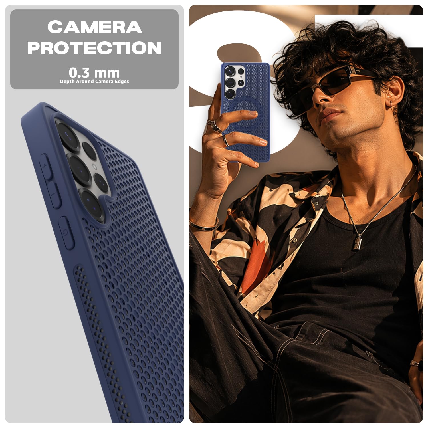 Samsung S26 Ultra 5G back cover in blue by Pikkme – photo 6