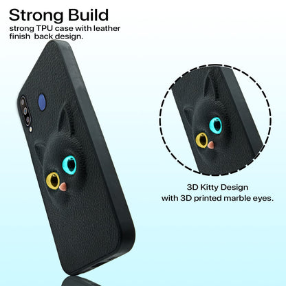 Pikkme Samsung M30 Cat black phone cover – photo 2
