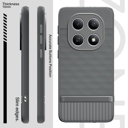 Grey Silicone mobile back cover for Redmi Note 15 5G – Pikkme – photo 3