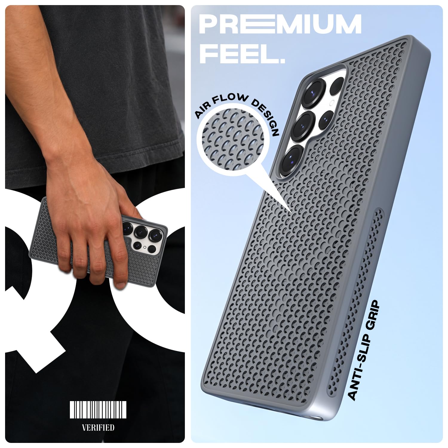 Pikkme grey mobile cover for Samsung S26 Ultra 5G – photo 2