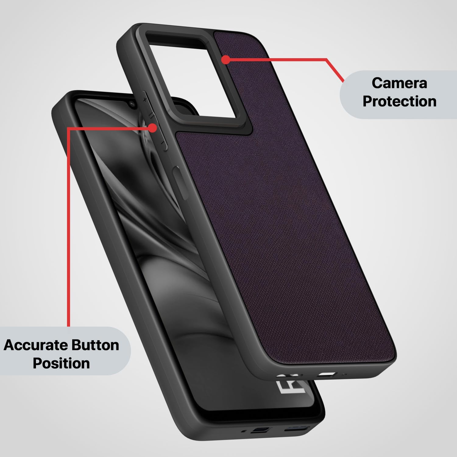 Pikkme cherry mobile back cover for Redmi 13C 4G/5G/Poco C65/Poco M6 5G – photo 3