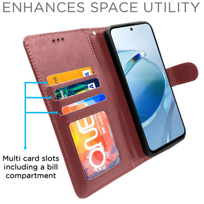 Brown flip case for Redmi 12 4G – Pikkme – photo 5