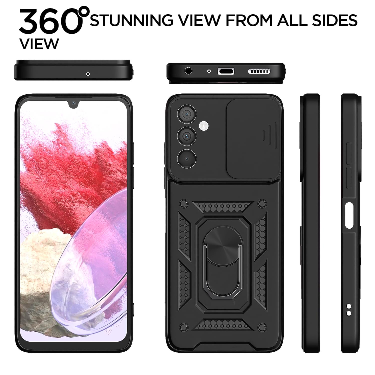 Black D10 Camera Shield mobile cover for Samsung M34/F34 5G – Pikkme – photo 5