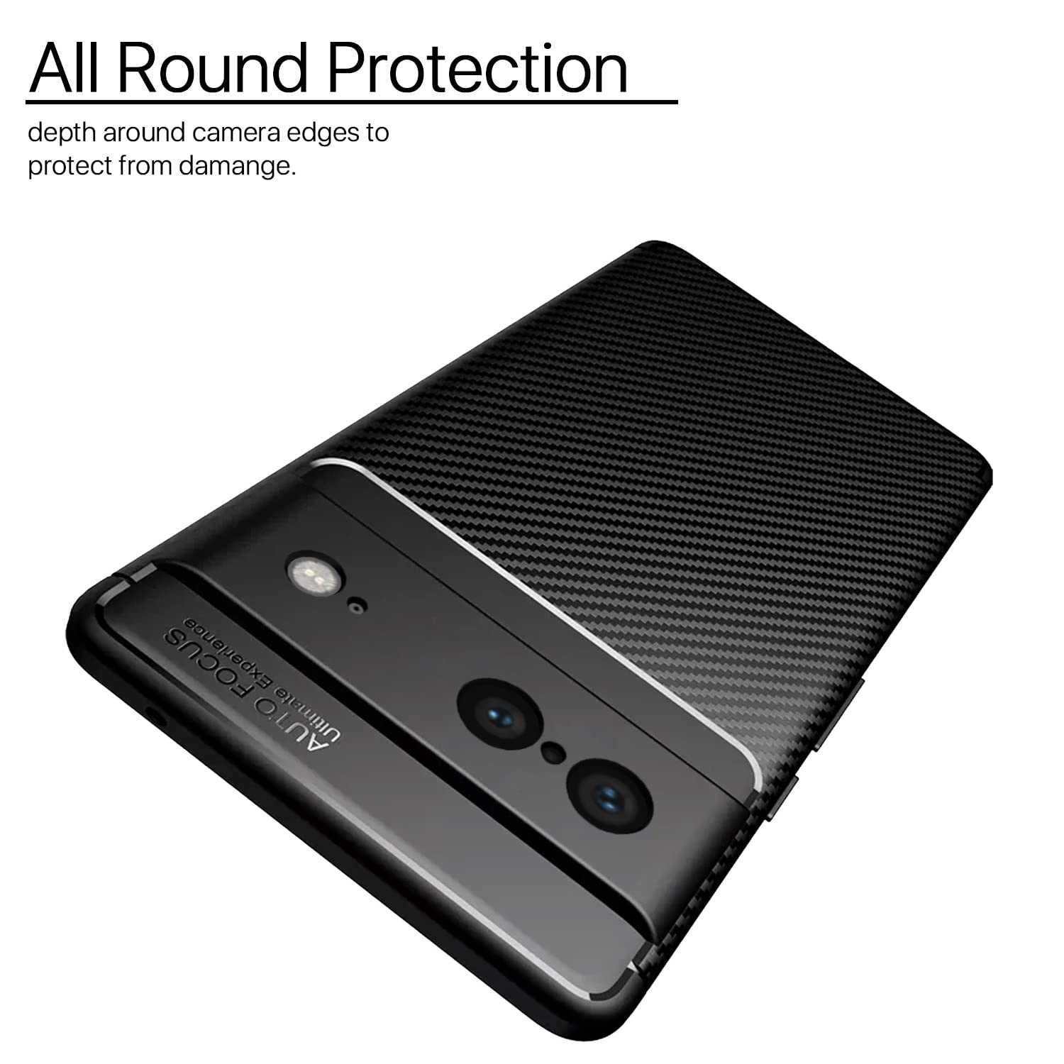 Pikkme black Carbon back cover for Pixel 7 – photo 3