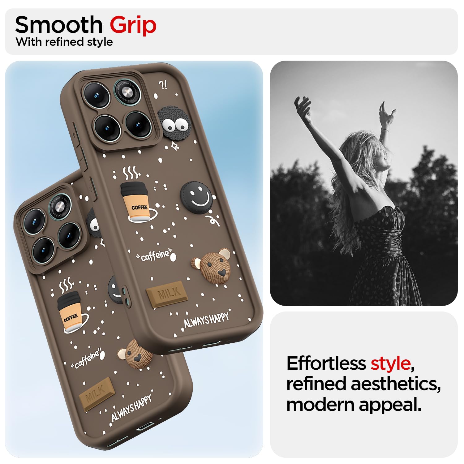Pikkme brown phone cover for Moto Edge 70 Fusion 5G/3D – photo 2