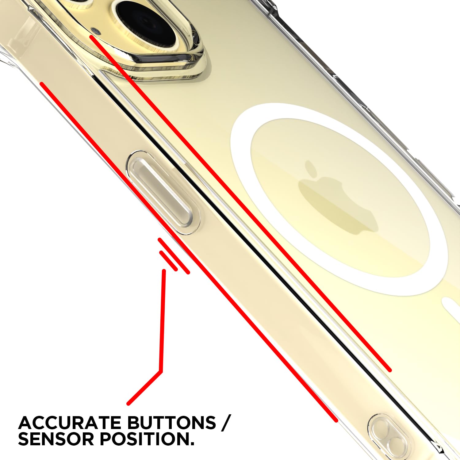 iPhone 15 MagSafe mobile back cover in transparent mag-safe by Pikkme – photo 6