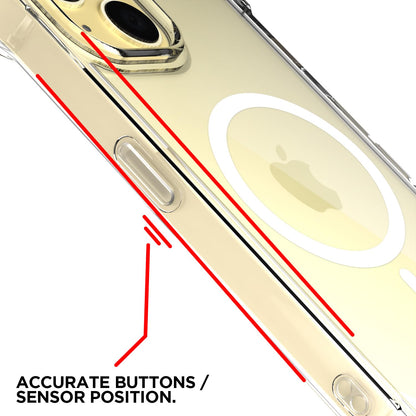 iPhone 15 Plus MagSafe mobile cover in transparent mag-safe by Pikkme – photo 6