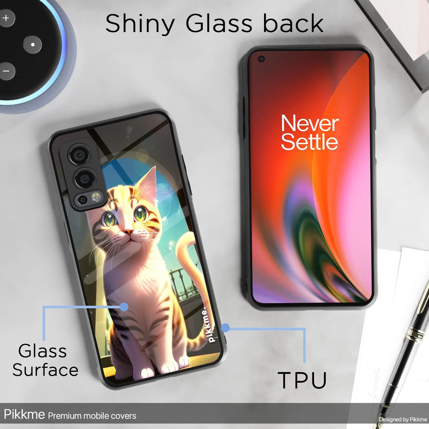 Pikkme Cat mobile cover for OnePlus Nord 2 5G – photo 3