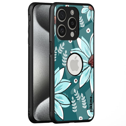 Pikkme iPhone 15 Pro Flower mobile cover