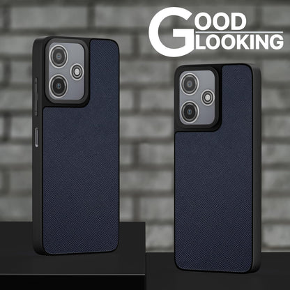Pikkme blue Leatherback mobile cover for Redmi 12 5G/4G/Poco M6 Pro 5G – photo 5