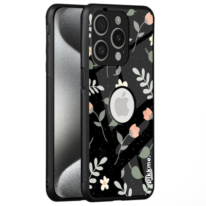 Pikkme iPhone 15 Pro Flower mobile back cover
