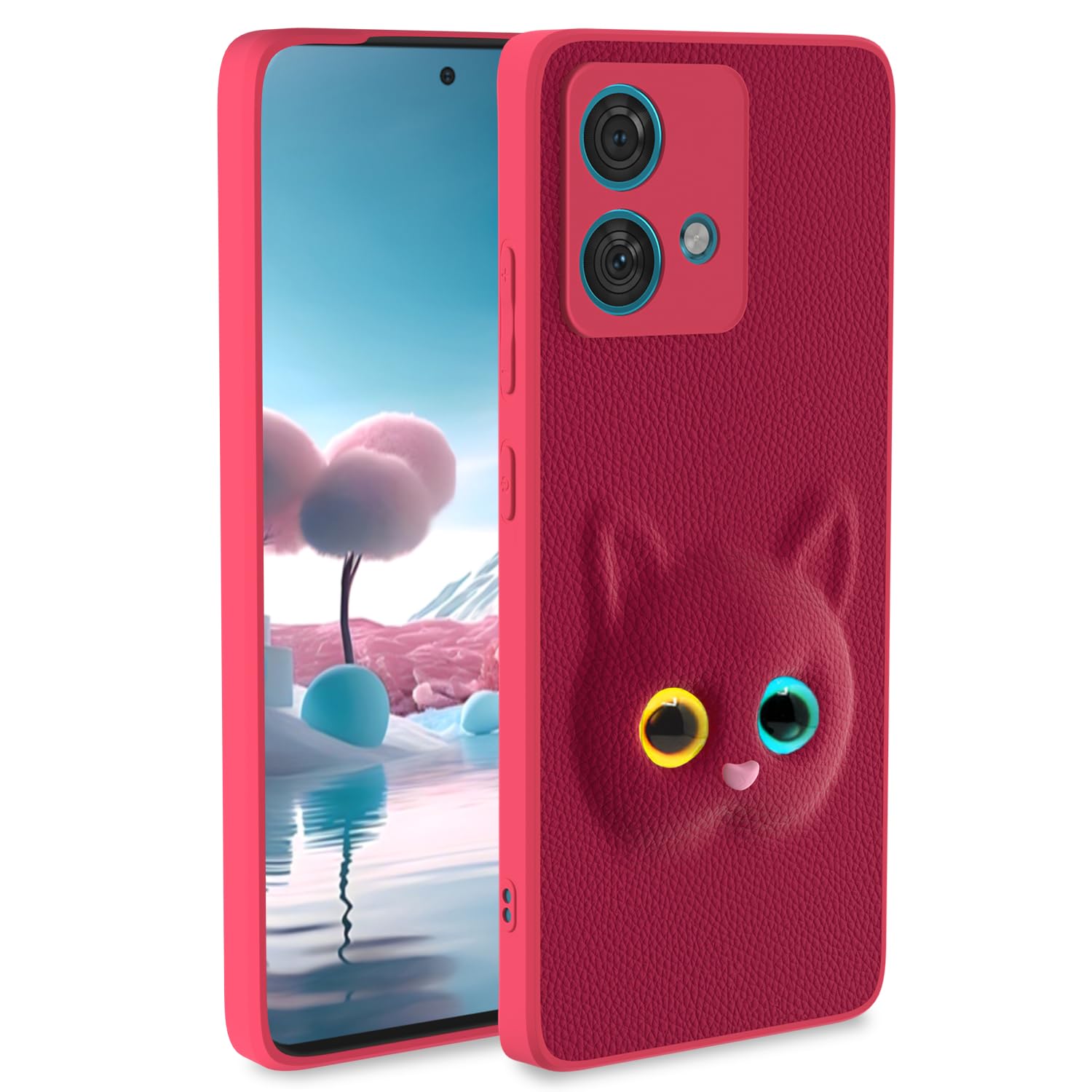  Moto Edge 40 Neo 5G Kitty Back Cover -Pink