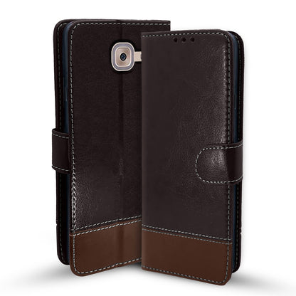Coffee & brown Magnetic flip case for Samsung J7 Max – Pikkme