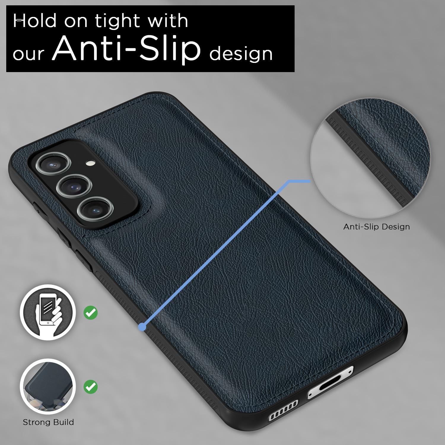 Samsung S23 FE 5G mobile cover in blue by Pikkme – photo 3