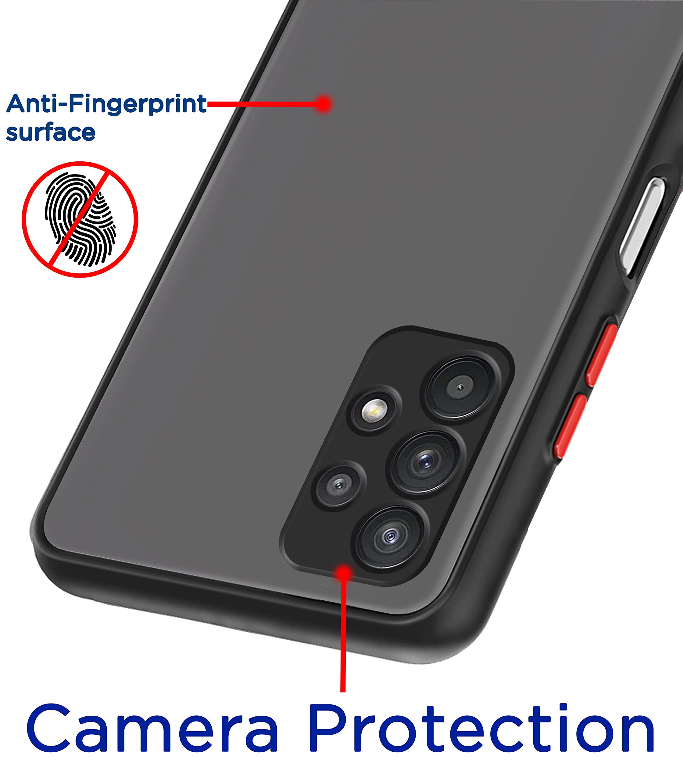 Samsung A13 4G mobile back cover in black by Pikkme – photo 3
