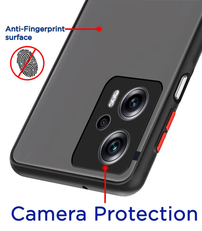 Pikkme tpu, black Hybrid mobile cover for Redmi K50i 5G – photo 2