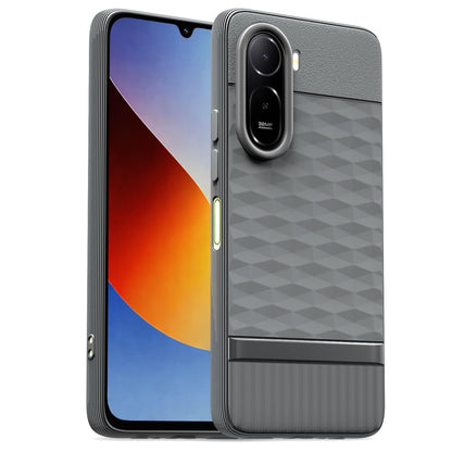 Redmi A7 Pro/Poco C85x 5G Silicone mobile cover in grey by Pikkme