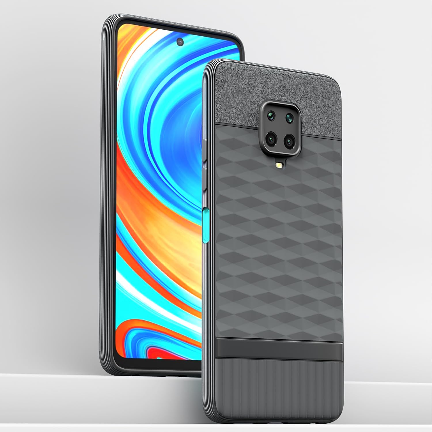 Redmi Note 10 Lite/Note 9 Pro/Pro Max/Poco M2 Pro mobile cover in grey by Pikkme – photo 2