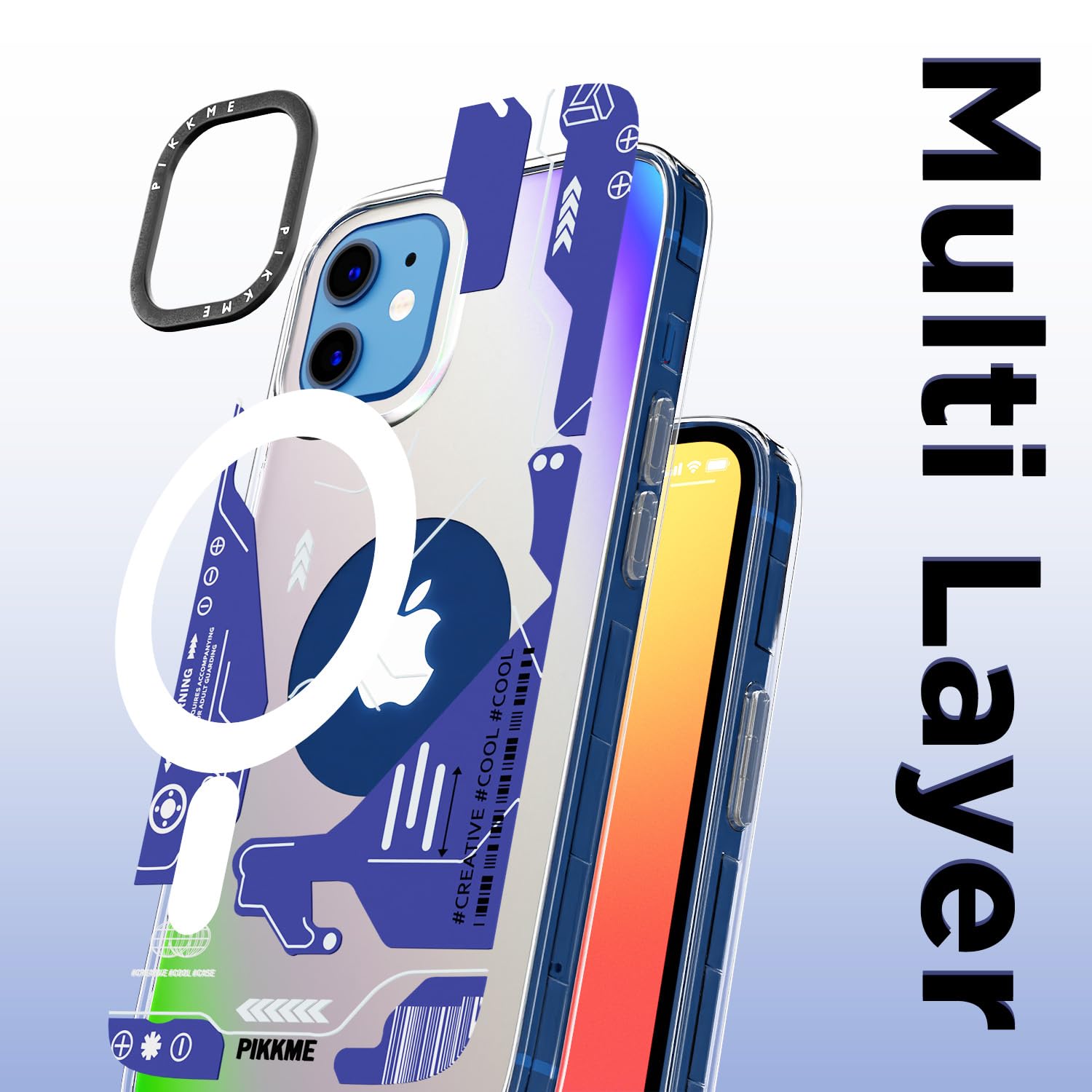 Pikkme iPhone 12 blue mobile cover – photo 5