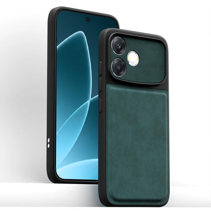 Oppo F33 Pro 5G Leather phone cover in green by Pikkme – photo 2