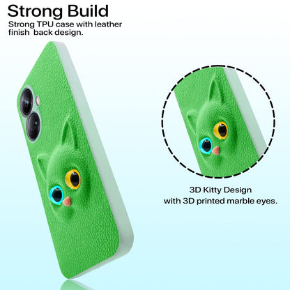 Green Cat mobile cover for Realme 10 Pro Plus 5G – Pikkme – photo 2
