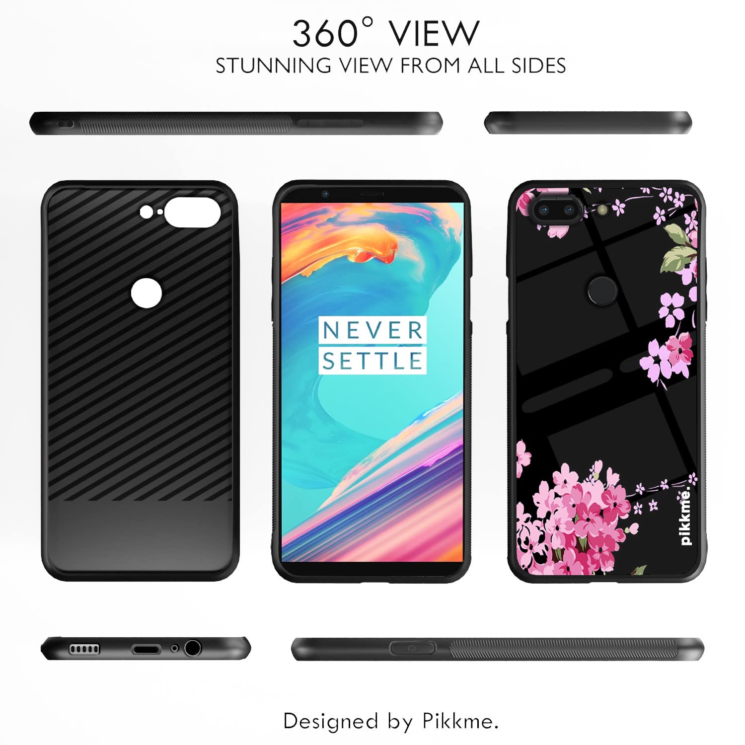 Flower Back cover for OnePlus 5T – Pikkme – photo 2