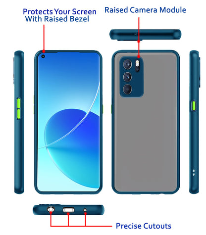 Blue Hybrid phone cover for Oppo Reno 6 Pro 5G – Pikkme – photo 3