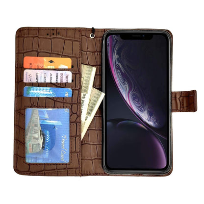 Pikkme iPhone XR brown wallet flip cover – photo 2