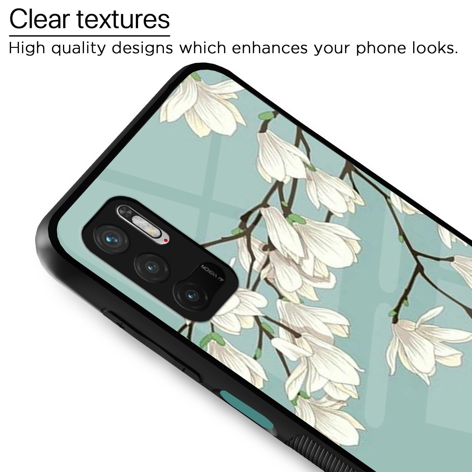 Pikkme Flower phone cover for Redmi Note 10T/Poco M3 Pro 5G – photo 4