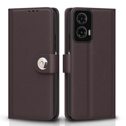 Moto G35 5G flip case in coffee by Pikkme