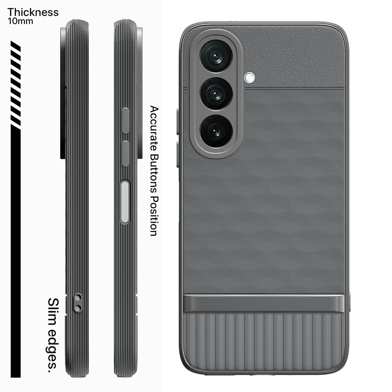 Samsung M47/A27 5G Silicone back cover in grey by Pikkme – photo 3
