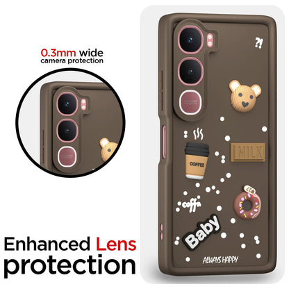 Brown mobile back cover for Vivo Y31 5G/3D – Pikkme – photo 5